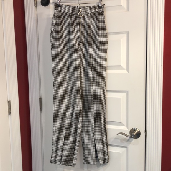 Petite Studio Houndstooth Addison Pant NWT - Picture 3 of 9